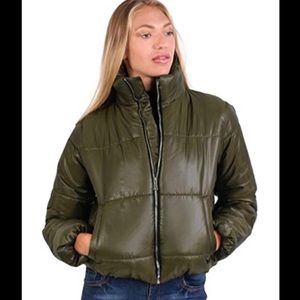 Cropped Puffer Jacket